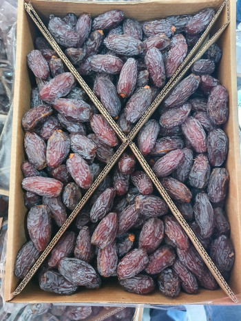 JUMBO Premium Medjoul-Datteln 800G aus Palästina - Majestätische Datteln aus frischer Ernte | Unvergleichlicher Genuss | 100% Natürlich und ohne jegliche Zusatzstoffe