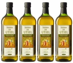 4x 1L Extra Virgin Olive Oil Premium | Sierra de Utiel | 100% natural product from Spain