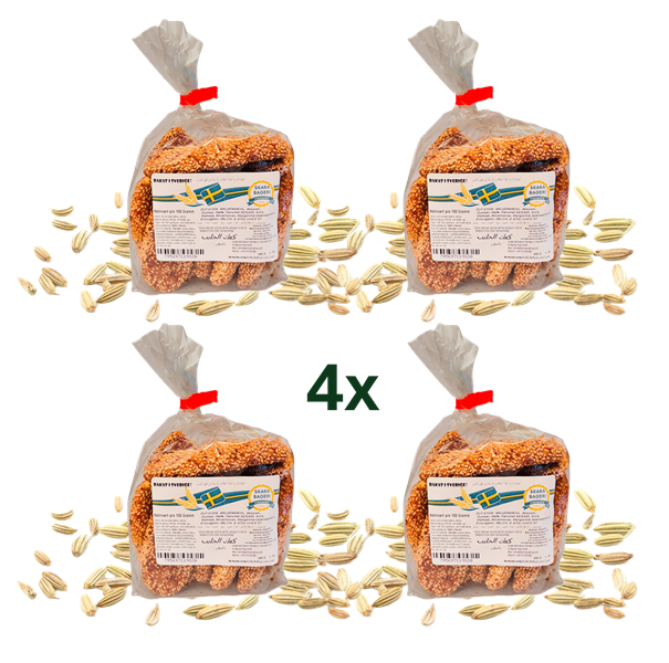 4x Gebäck mit Fenchel (Yansun) 400G | قرشلة بطعم اليانسون | كعك بطعم  اليانسون