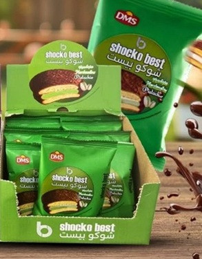 12x DMS shocko best Pistachio: Knuspriger Genuss mit Schokolade & Pistazien-Marshmallow